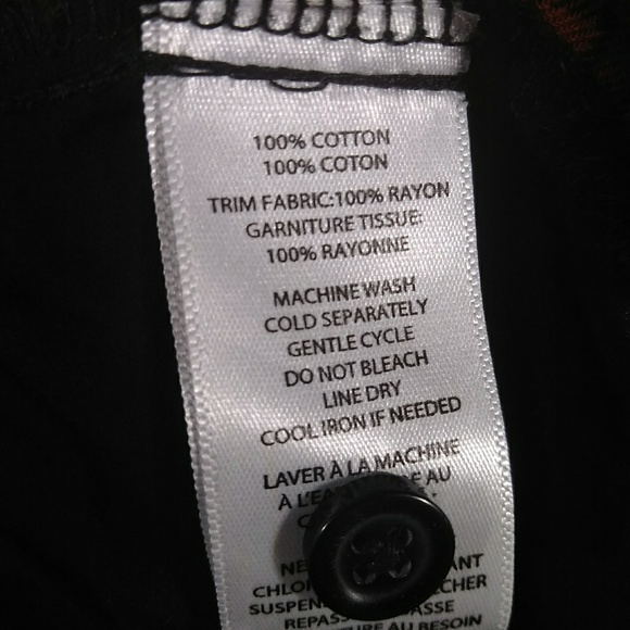 Peyton Jensen Hi Lo plaid button up top size XS - Picture 7 of 7